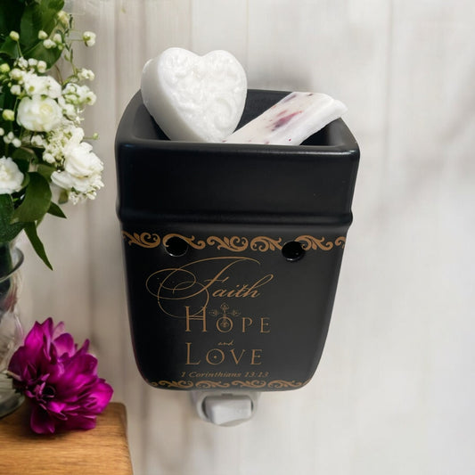 Faith Hope Love Plug-In Wax Melt Warmer