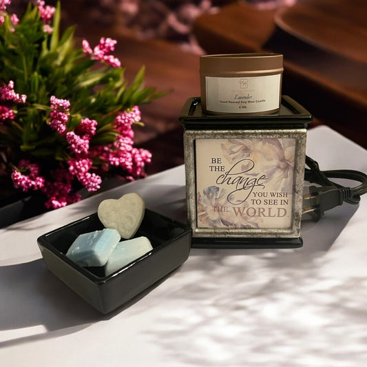 Be The Change You Wish in the World 2-in-1 Classic Fragrance Warmer