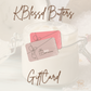 KBlessd Butters Gift Cards
